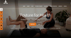 Desktop Screenshot of postureforhealth.com